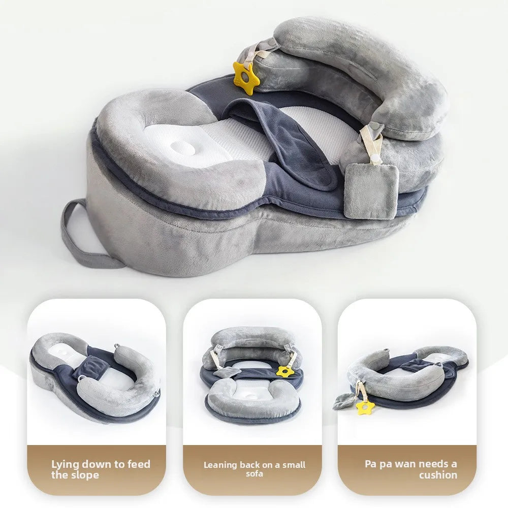 Baby Ramp Wedge Pillow | Anti-Reflux & Anti-Spit-Up Infant Support Cushion