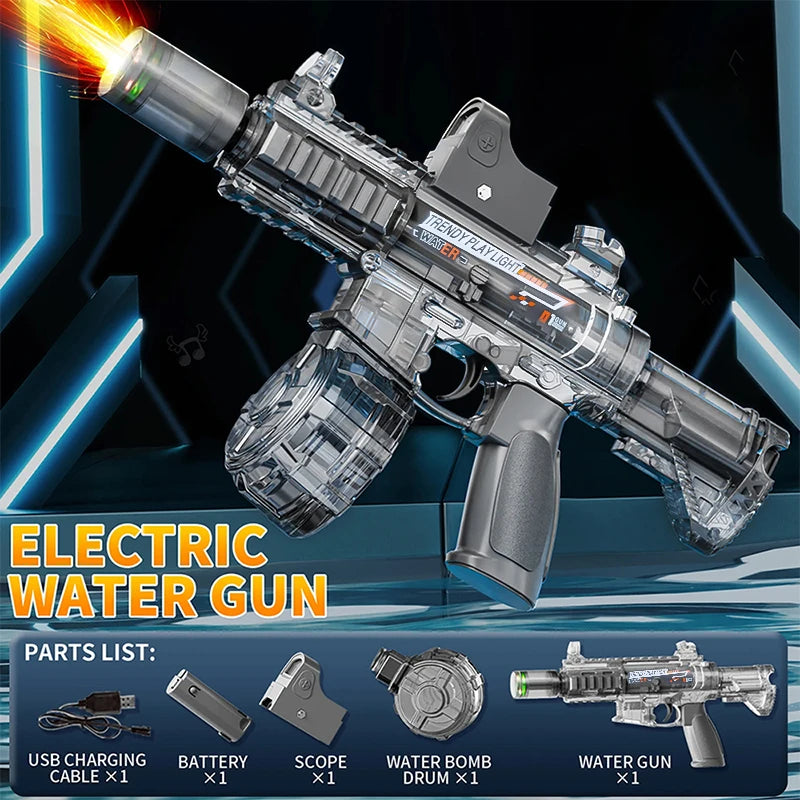 2026 New Fully Automatic M416 Water Gun Fighting Toy Sailor Gun Outdoor Interaction Beach Summer Water Gun Toys Birthday Gifts