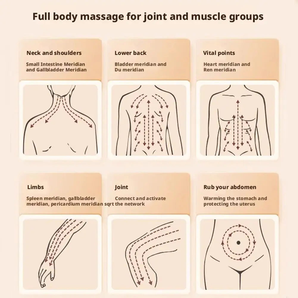 Electric Scraping Massage Cupping Body Massager Vacuum Cans Suction Cup Heating Fat Burner Anti-Cellulite Massager