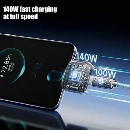 Auto Disconnect Charging Adapter 140W Smart Auto Stop Charging Protector for & Physical Power Breaker to Overcharging High Wattage Cable Guard