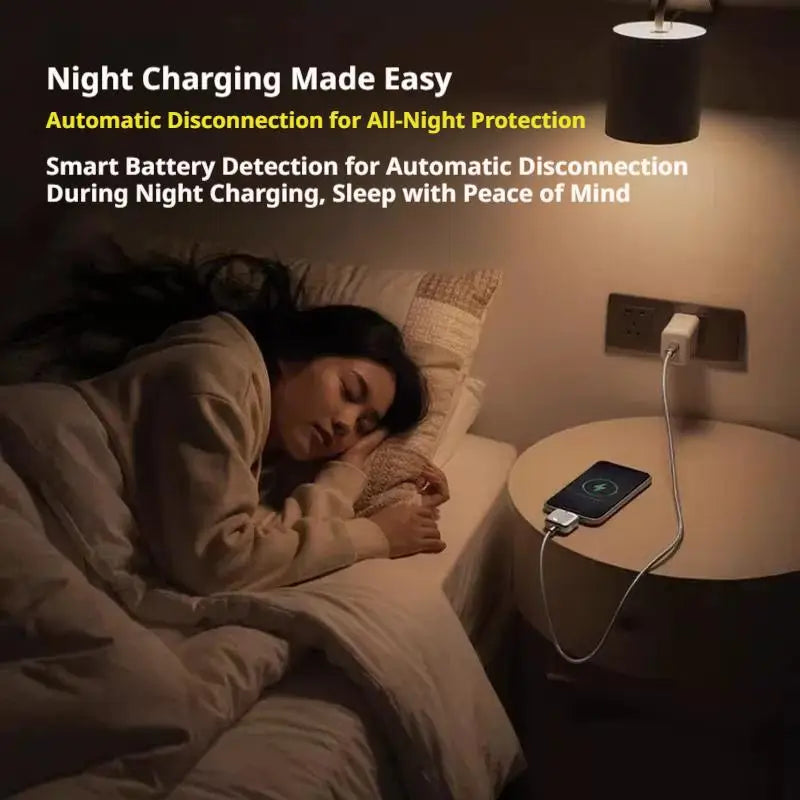 140W Fast Charging Cable with Auto Power-Off | Smart Power Indicator Data Cable