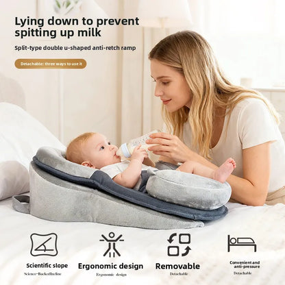 Baby Ramp Wedge Pillow | Anti-Reflux & Anti-Spit-Up Infant Support Cushion