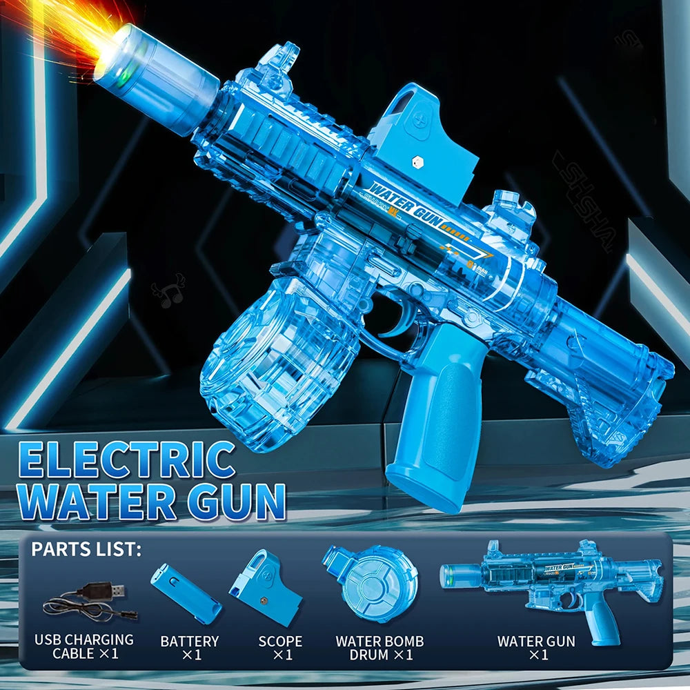 2026 New Fully Automatic M416 Water Gun Fighting Toy Sailor Gun Outdoor Interaction Beach Summer Water Gun Toys Birthday Gifts