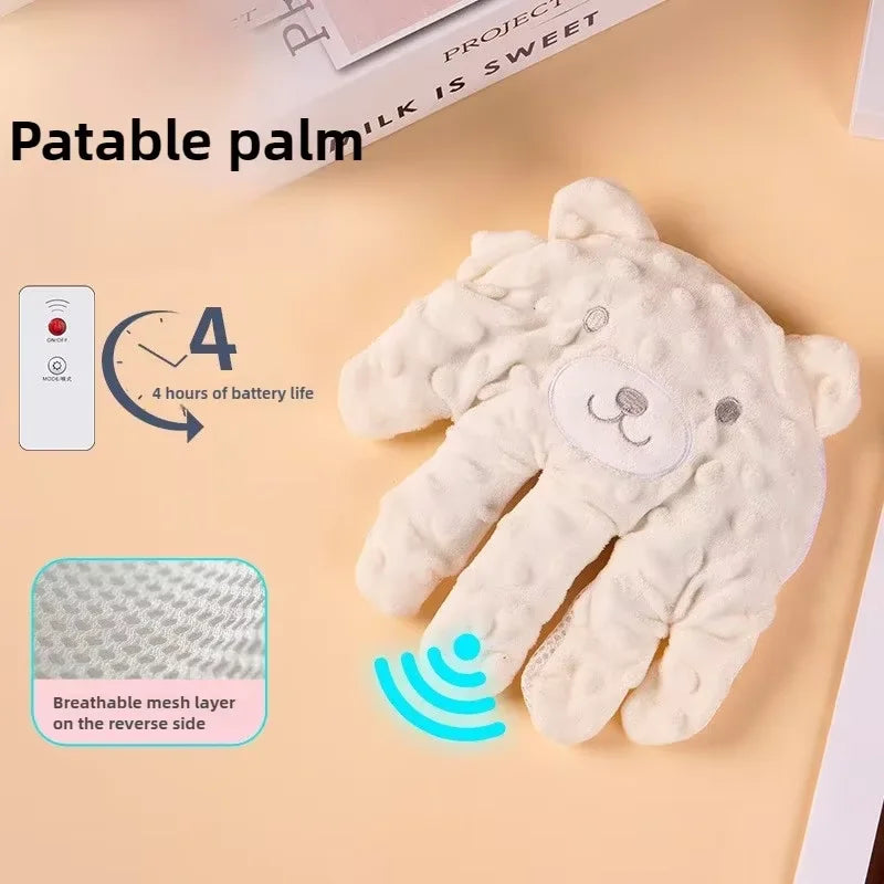 Newborn Baby Sleep Aid Palm Pillow | Baby Soothing Cushion Imitating Mom’s Hand & Gentle Patting