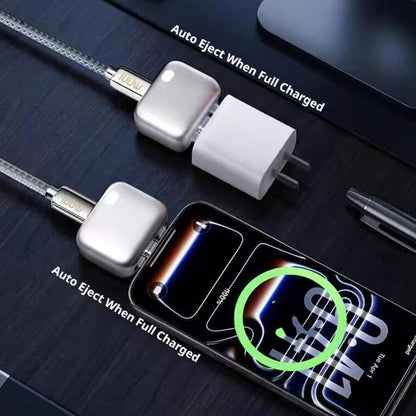 Stop Charge Smart Charger, 2026 New Auto Disconnect Charging Cable Protector, Fast 140W Charger, LED Digital Display, Overcharge Protection Adapter for Phone Laptop Tablet USB Charging Cable