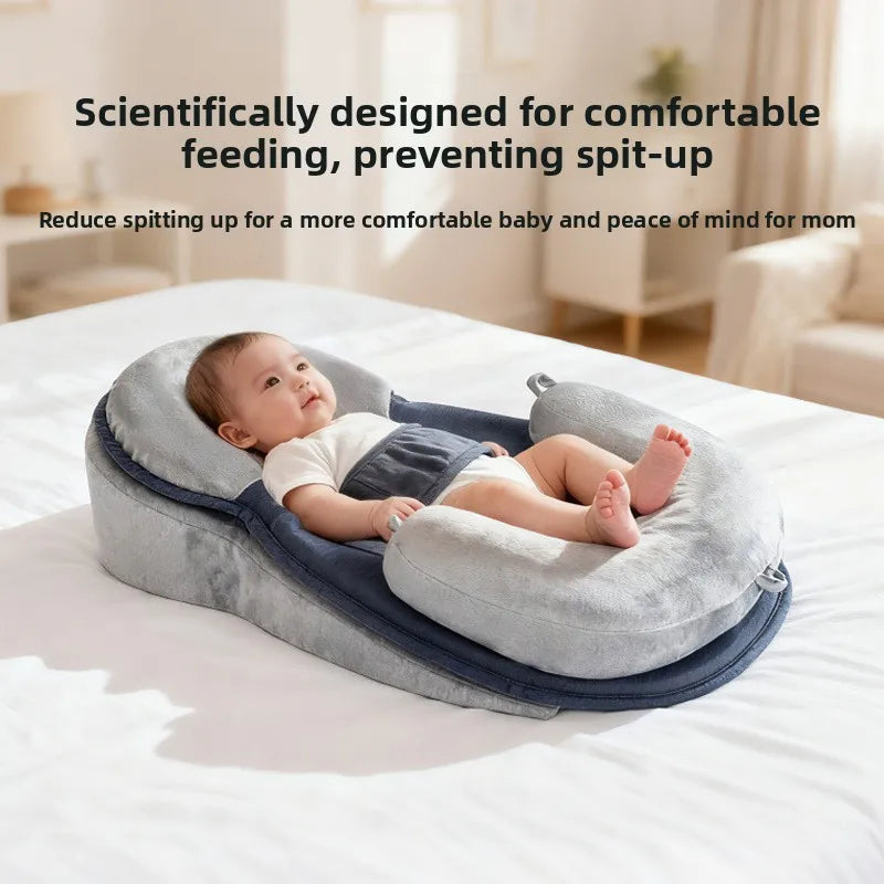 Baby Ramp Wedge Pillow | Anti-Reflux & Anti-Spit-Up Infant Support Cushion