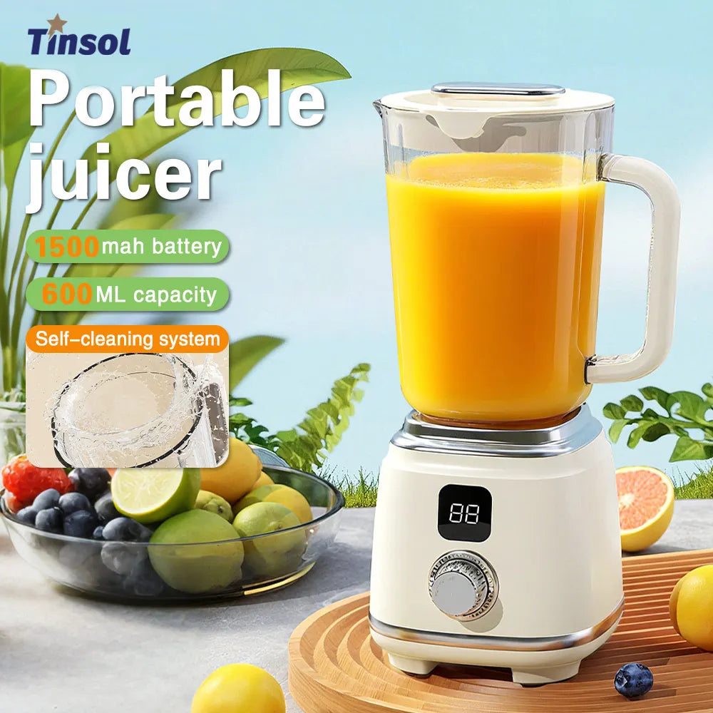 TINSOL 10-Blade Multifunctional Juicer & Home Blender | High-Yield Ice Crusher & Kitchen Processor