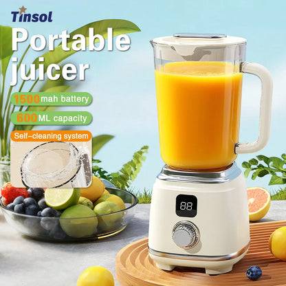 TINSOL 10-Blade Multifunctional Juicer & Home Blender | High-Yield Ice Crusher & Kitchen Processor