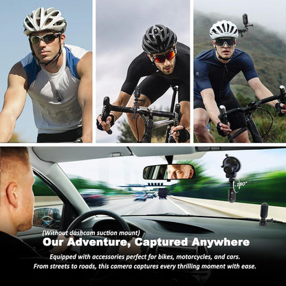 4K 128GB Mini Body Camera | Thumb-Sized Magnetic Action Cam with Video & Audio Recording
