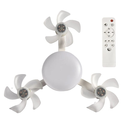 E27 Drone-Design 2-in-1 Ceiling Fan Light (60W) | Screw-in LED Fan Lamp with Remote Control