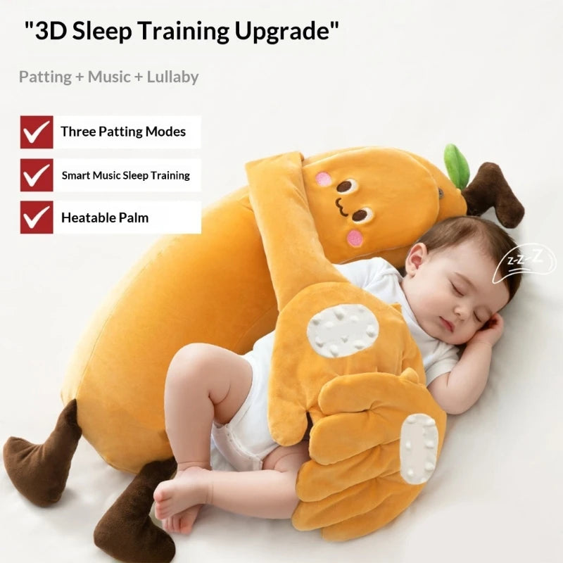Baby Patter Soothing Pillow | Cartoon Banana Anti-Startle Sleep Aid & Gentle Patting Doll