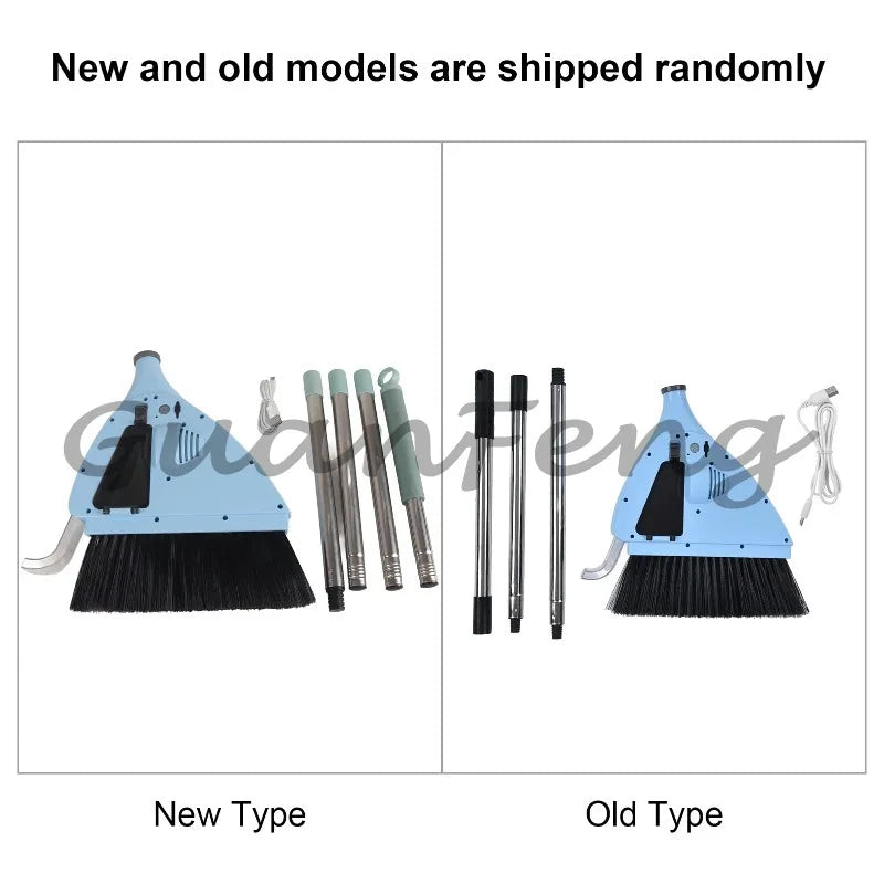 2-in-1 Cordless Vacuum Sweeper & Broom | Rechargeable USB Handheld Cleaner for Home & Bedroom