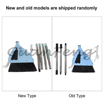 2-in-1 Cordless Vacuum Sweeper & Broom | Rechargeable USB Handheld Cleaner for Home & Bedroom