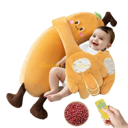 Baby Patter Soothing Pillow | Cartoon Banana Anti-Startle Sleep Aid & Gentle Patting Doll