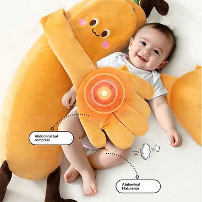 Baby Patter Soothing Pillow | Cartoon Banana Anti-Startle Sleep Aid & Gentle Patting Doll