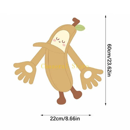 Baby Patter Soothing Pillow | Cartoon Banana Anti-Startle Sleep Aid & Gentle Patting Doll