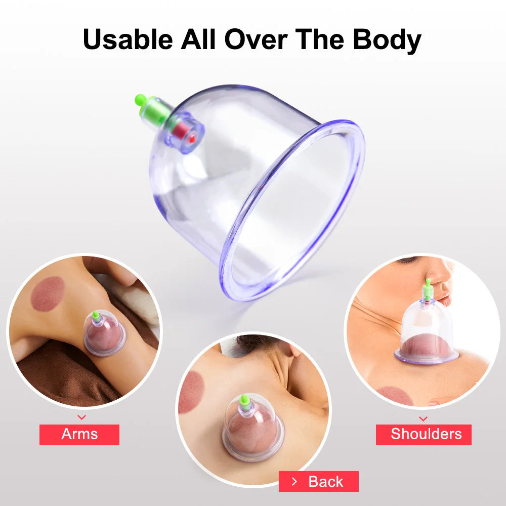 Electric Vacuum Cupping Massager | Anti-Cellulite Body Slimming & Gua Sha Therapy Body Massage Cans