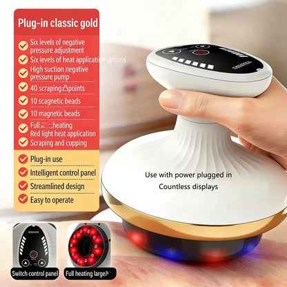 Electric Vacuum Cupping Massager | Gua Sha Scraping & Deep Tissue Therapy
