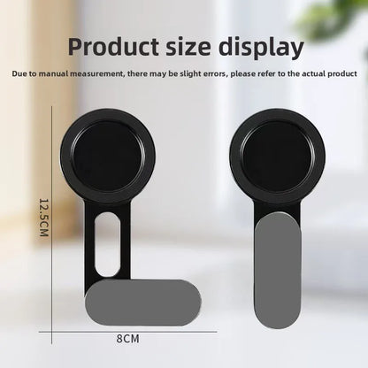 Magnetic Laptop Phone Holder – Foldable Side Mount Phone Stand for Laptops, Monitors & Tablets | Compatible with iPhone, Samsung, Xiaomi & More
