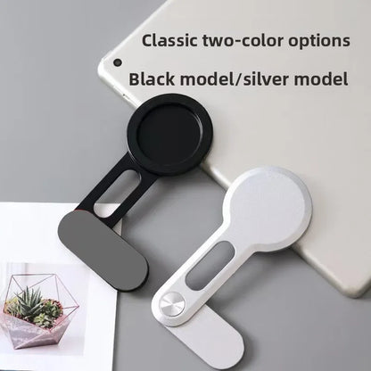 Magnetic Laptop Phone Holder – Foldable Side Mount Phone Stand for Laptops, Monitors & Tablets | Compatible with iPhone, Samsung, Xiaomi & More