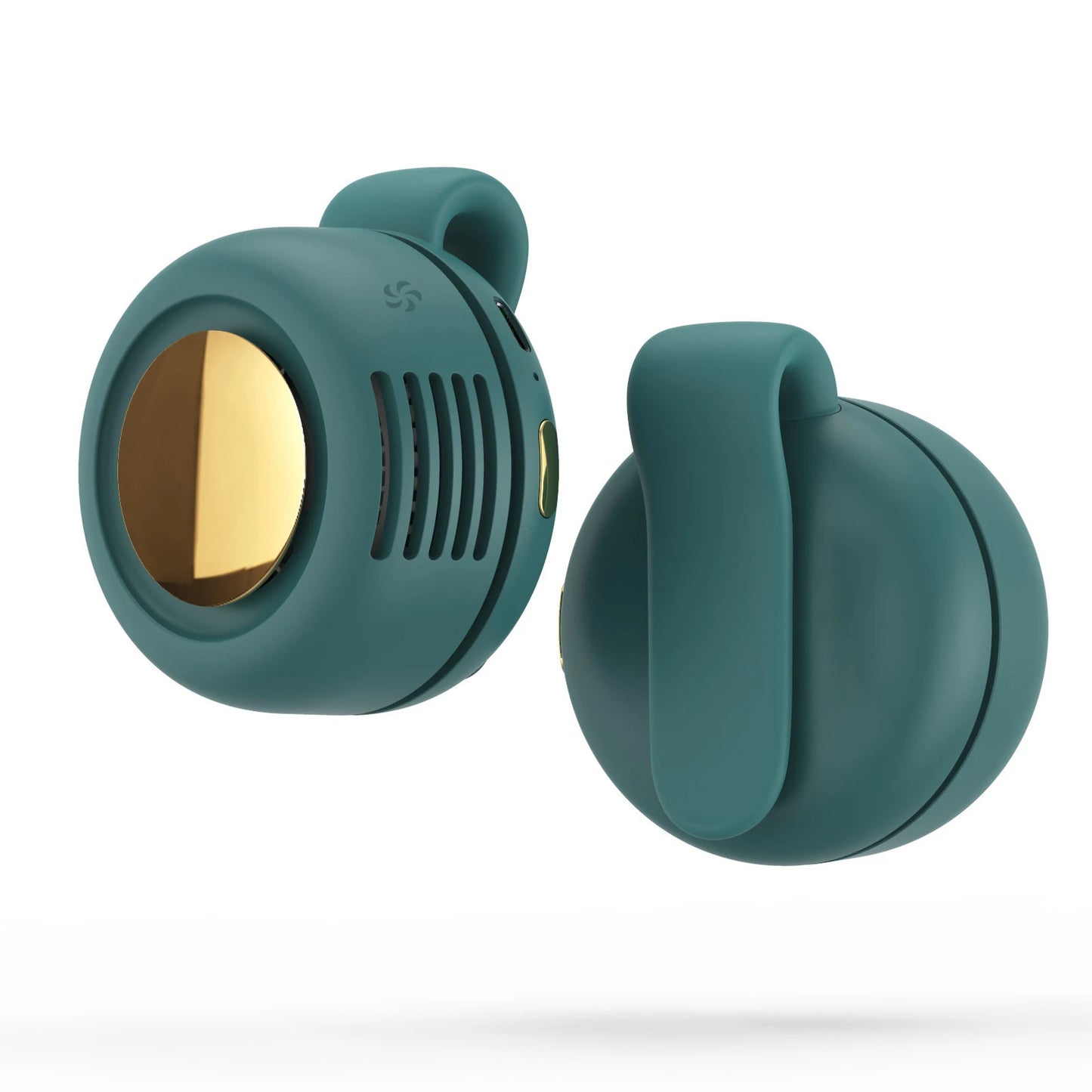 Portable Silent Mini Bladeless Fan Clip on Small Fan Clip on for Shirt Waist Adjustable 3-Speed Suspended Whirlwind Fans