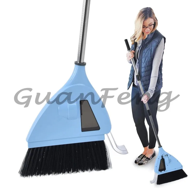 2-in-1 Cordless Vacuum Sweeper & Broom | Rechargeable USB Handheld Cleaner for Home & Bedroom
