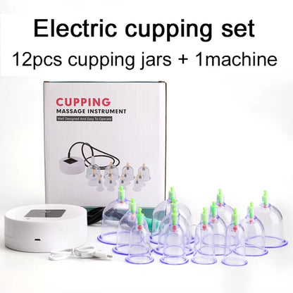 Electric Vacuum Cupping Massager | Anti-Cellulite Body Slimming & Gua Sha Therapy Body Massage Cans