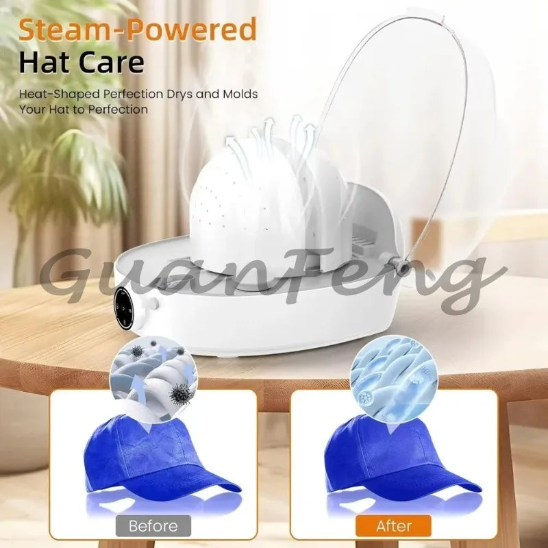 Automatic Hat Cleaner Care Machine Steam Cleaning & Ironing & Drying Bucket Baseball Restore Malformed Caps