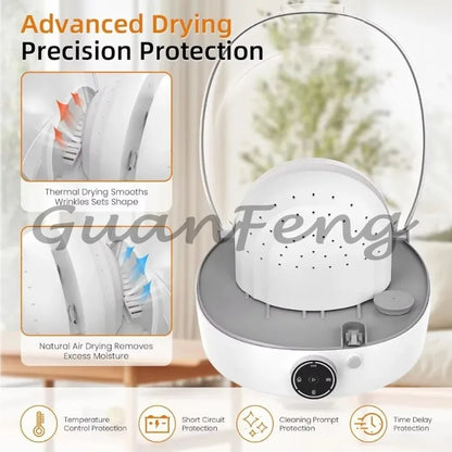 Automatic Hat Cleaner Care Machine Steam Cleaning & Ironing & Drying Bucket Baseball Restore Malformed Caps