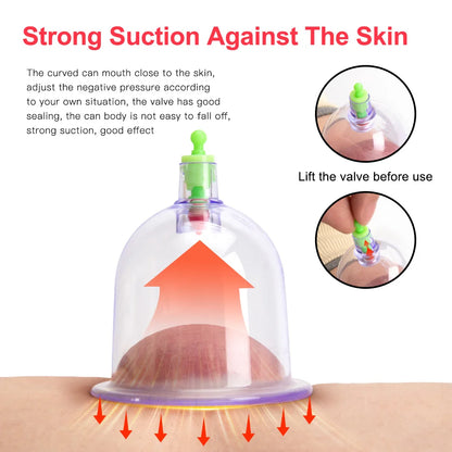Electric Vacuum Cupping Massager | Anti-Cellulite Body Slimming & Gua Sha Therapy Body Massage Cans