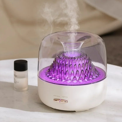 Ultrasonic Aroma Diffuser with 7-Color LED Ambient Lighting – Essential Oil Humidifier for Home, Office & Relaxation