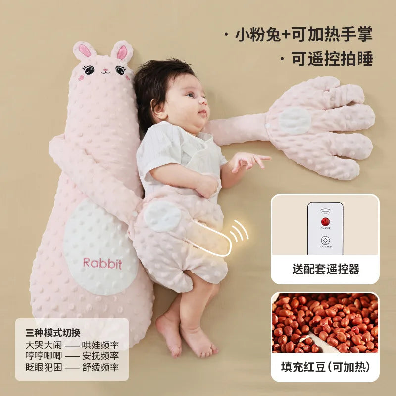 Baby Soothing Palm Patting Sleep Aid, Anti-Startle Sleep Pillow for Babies, Patting and Comforting Pillow