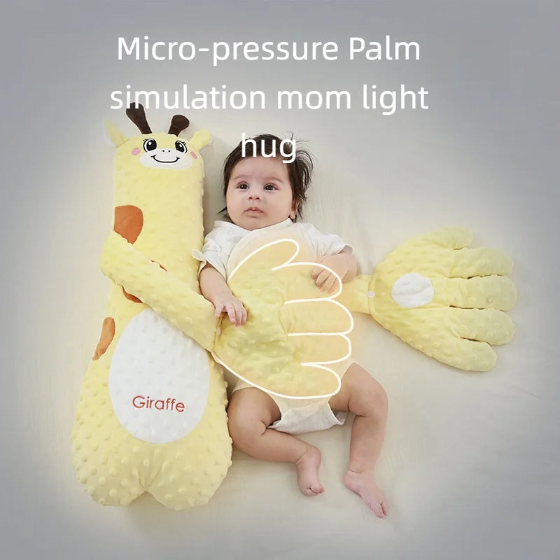 Baby Soothing Palm Patting Sleep Aid, Anti-Startle Sleep Pillow for Babies, Patting and Comforting Pillow