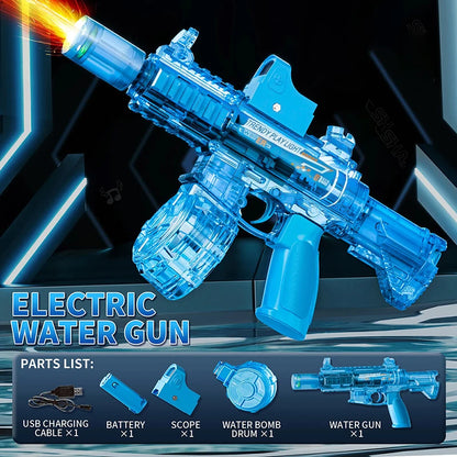 2026 New Fully Automatic M416 Water Gun Fighting Toy Sailor Gun Outdoor Interaction Beach Summer Water Gun Toys Birthday Gifts